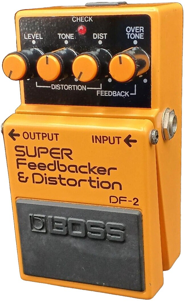 最初期ロゴ！BOSS SUPER Distortion & Feedbacker Boss DF-2 Super Feedbacker & Distortion - Forgotten Pedals