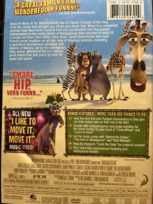 Madagascar (DVD, 2005) Dreamworks, full screen | eBay