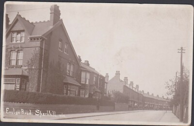 AK - Evelyn Road, Sparkhill, B'ham - Echtfoto 1915 verschickt B.E.F. Frankreich