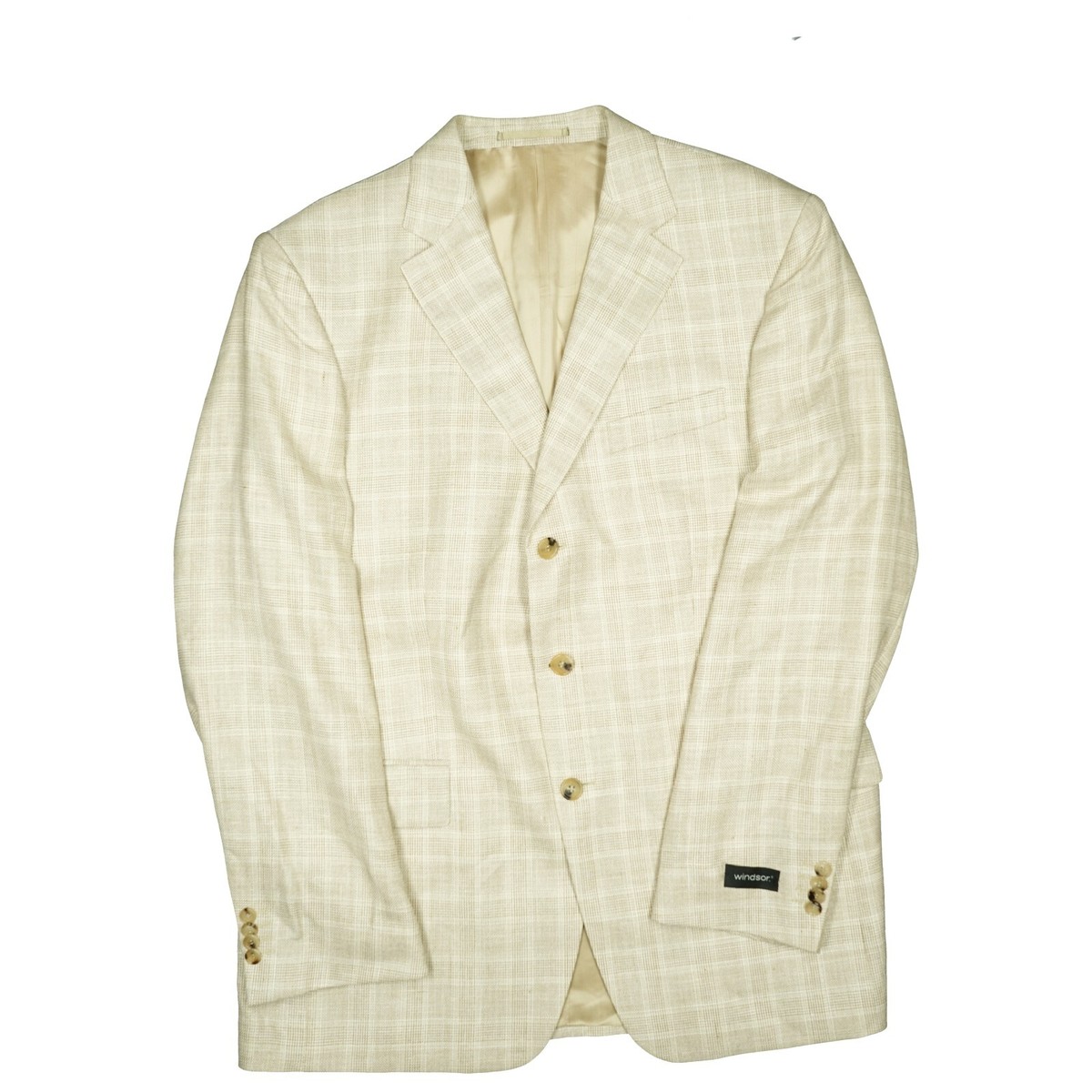Veste Blazer Business Homme SÖR/SOR - Taille 50, Beige, Mélange Soie Et Lin, Occasion En Parfait état