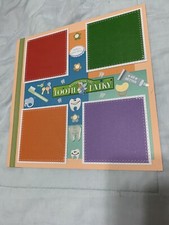 Tooth Fairy 2-12x12 premade scrapbook page