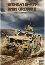 1/35 Rye Field Models M1240A1 M-ATV w/M153 Crows II & Full interior #5052