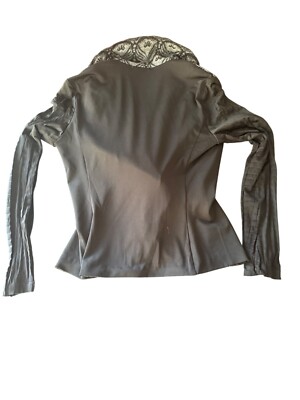 Alberto Makali Black Lace & Studded Jacket M