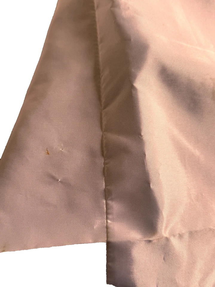 Vestido de novia de encaje satinado de colección de los años 70 vestido de novia con cuentas sin terminar defecto hecho a mano Foto 3 de 4