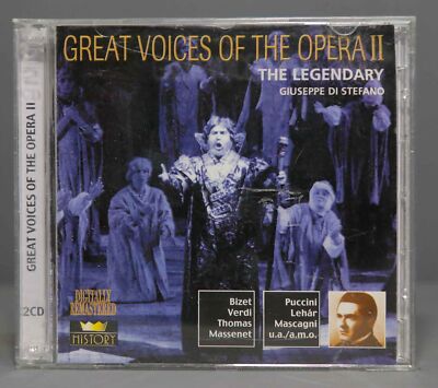 2 CD. GREAT VOICES OF THE OPERA II: EL LEGENDARIO. GIUSEPPE DI ST