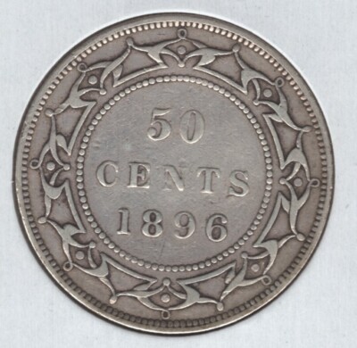2cent ユーロ x 50枚 筒1本 1896 Newfoundland 50 Cent Coin VF | eBay