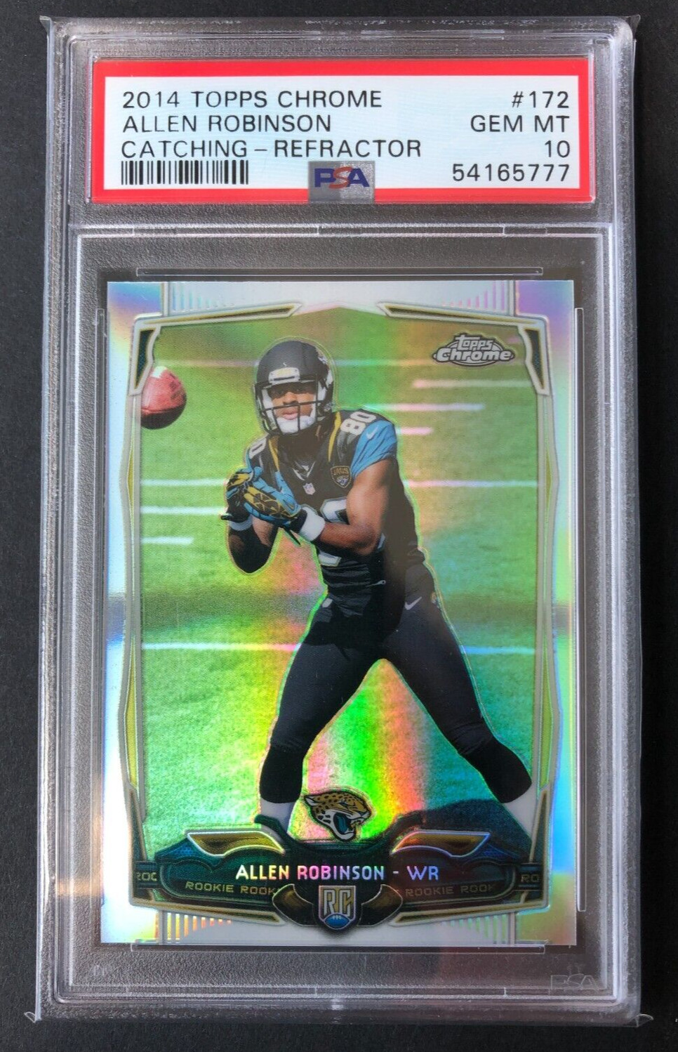 Allen Robinson Topps Chrome #172 Catching-Refractor