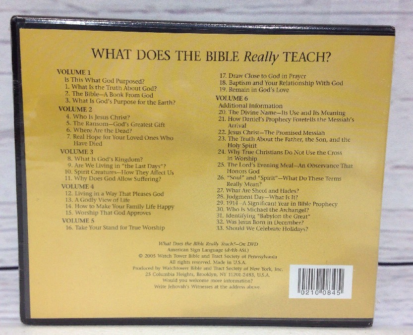 What Does the Bible Really Teach? American Sign Language Edition 6