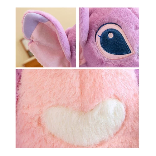 Lilo Stitch Angel Kuscheltier Spielzeug Plüschtier Baumwolle Plüsch Stichkissen - Bild 6 von 13