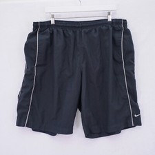 NIke Black Lined Drawstring Swim Trunks XL 36 / 10.5 High Rise Polyester