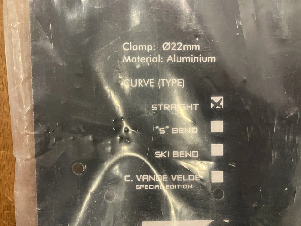 3T TT/Triatlón Aluminio Barra Aero Extensión Recta 22mm Abrazadera - Nuevo Foto 4 de 4