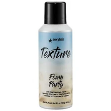 SexyHair Texture Foam Party Lite Texturizing Foam, 5.1 Oz