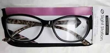 Foster Grant Reading Glasses Sight Station SSR 24-640 blk/lep +2.00  NEW!