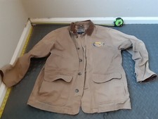 Vintage Dunbrooke Upstream Barn Chore Button Jacket Toyota Logo Sz L #S200
