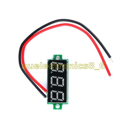 1PCS 0.28 inch Two Wire LCD Mini Digital DC Voltmeter Gauge Voltage Detector - Picture 10 of 22