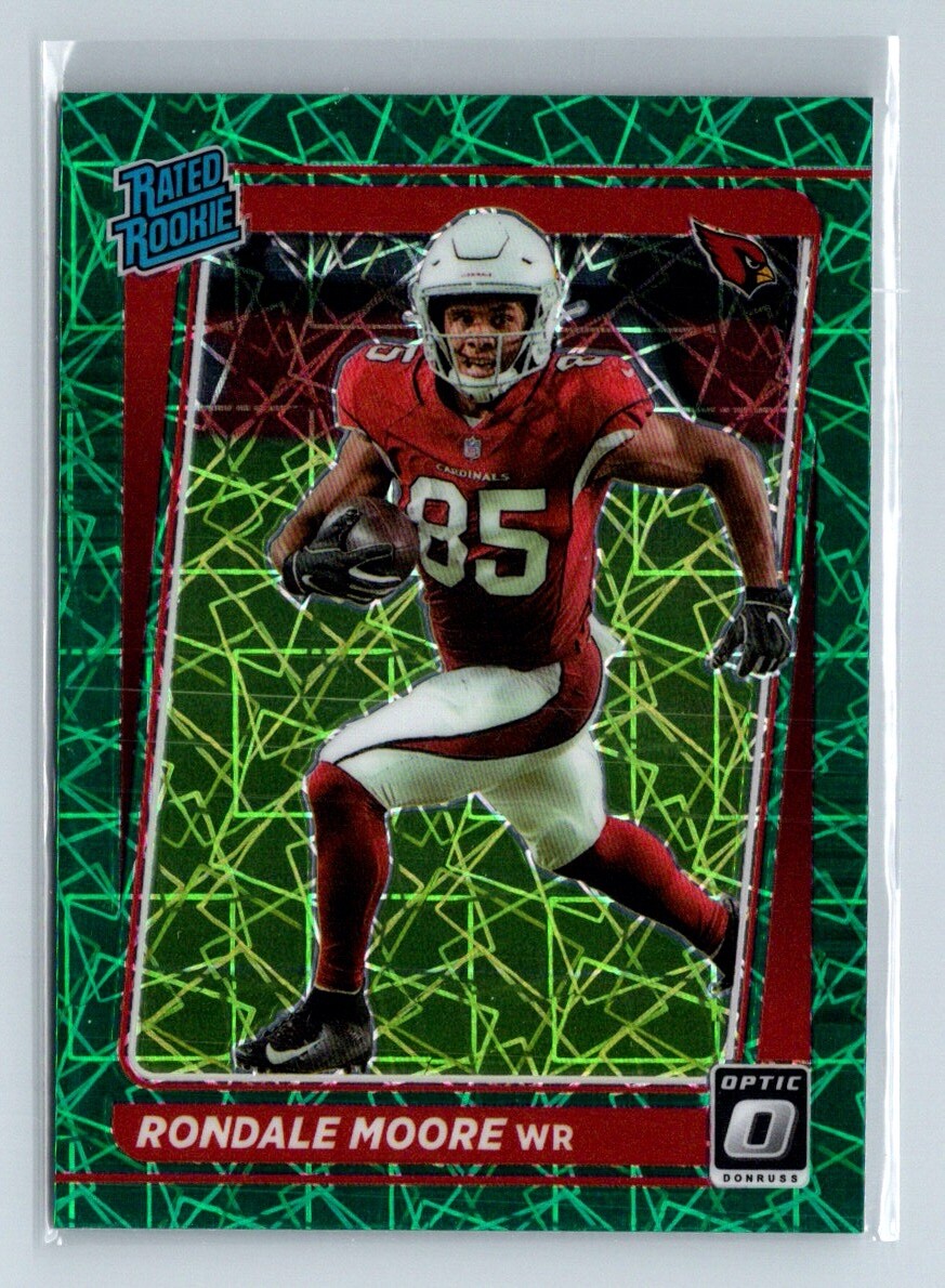2021 Panini Donruss Optic Green Velocity Rondale Moore #217 Rookie Card RC
