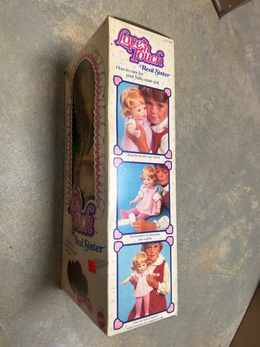 1980 Mattel Love'n Touch 15" große echte Schwester Puppe neu in beschädigter Verpackung #3237 - Bild 6 von 7