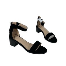 Journee Collection Women's Percy Black Dress Sandals Size 7.5