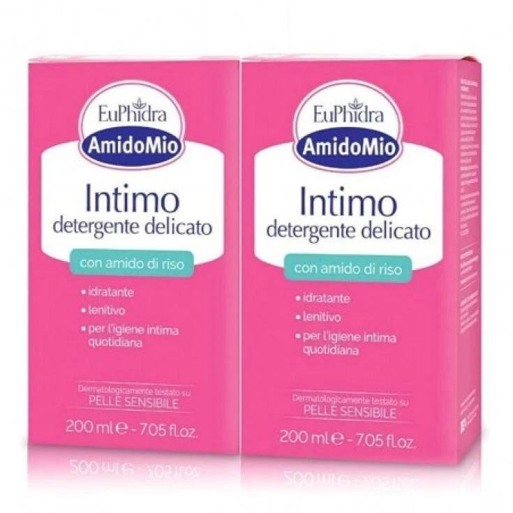 2X EuPhidra AmidoMio Intimo Detergente Delicato 400ml Pelle Sensibile - BIPACK