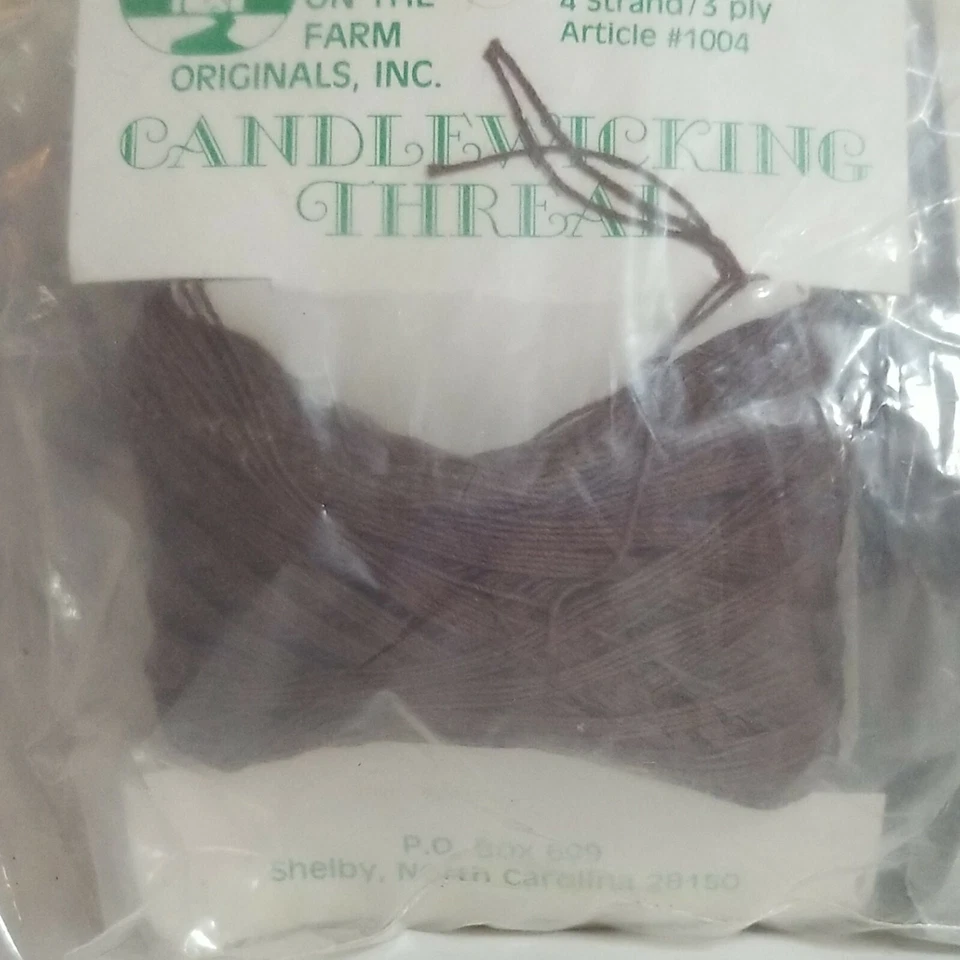 Candlewicking Thread 12 Reams 35yd ea Brown Down on the Farm Yarn 4 Stand/3 Ply - Image 3 of 4