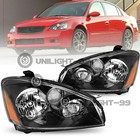 For 2005-2006 Nissan Altima Black Headlights Assembly Amber Corner Lamps Set (For: Nissan Altima)