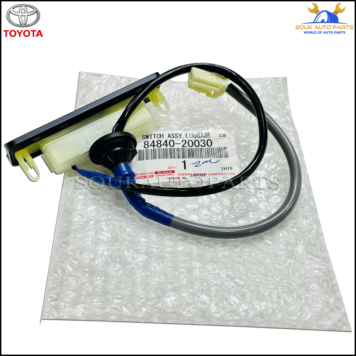 84840-20030 Genuine Toyota SWITCH ASSY, BACK DOOR OPENER