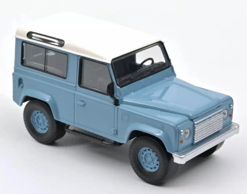 FR] NOREV LAND ROVER DEFENDER 1995 GREEN & WHITE 1:43 - NV845106 EUR