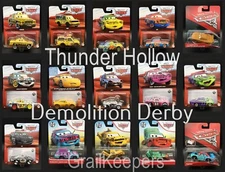 Disney Pixar Cars Diecast Thunder Hollow Demolition Derby Demo 1:55 **You Pick**