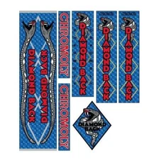 1980-81 Diamond Back - Senior Pro/Large Pro/Medium Pro/Mini Pro - BLUE PRISM dec