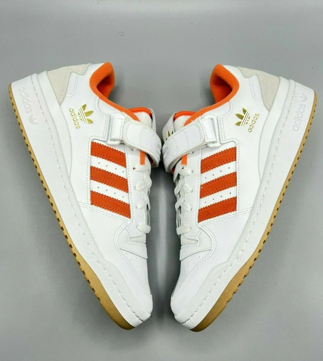 Manifiesto Incomodidad botella Adidas Forum 84 Low True Orange Cloud White Gum Sneakers Shoes GY2647 Strap  NEW | eBay