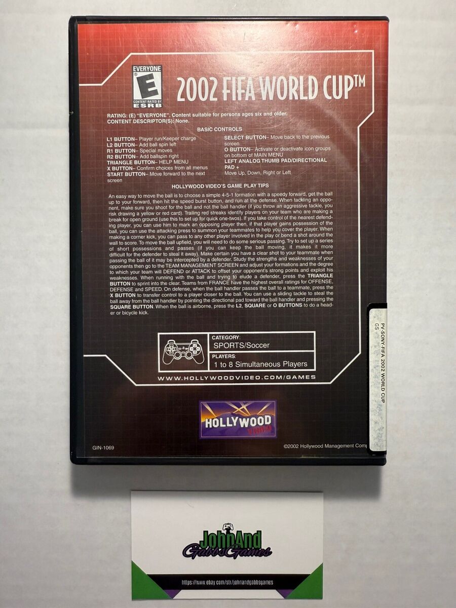 2002 FIFA World Cup PS1 Game - EA SPORTS Soccer - Acceptable 2002 FIFA World Cup PS1 Game - EA SPORTS Soccer - Acceptable