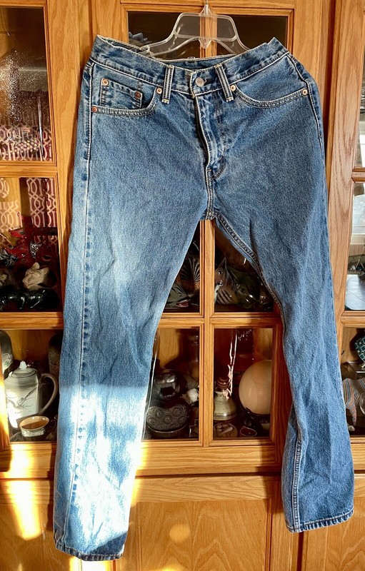 Pre Owned Good Condition 505 Levi Jeans 30 X 32 Blue 5 Pocket Zip Front 👖