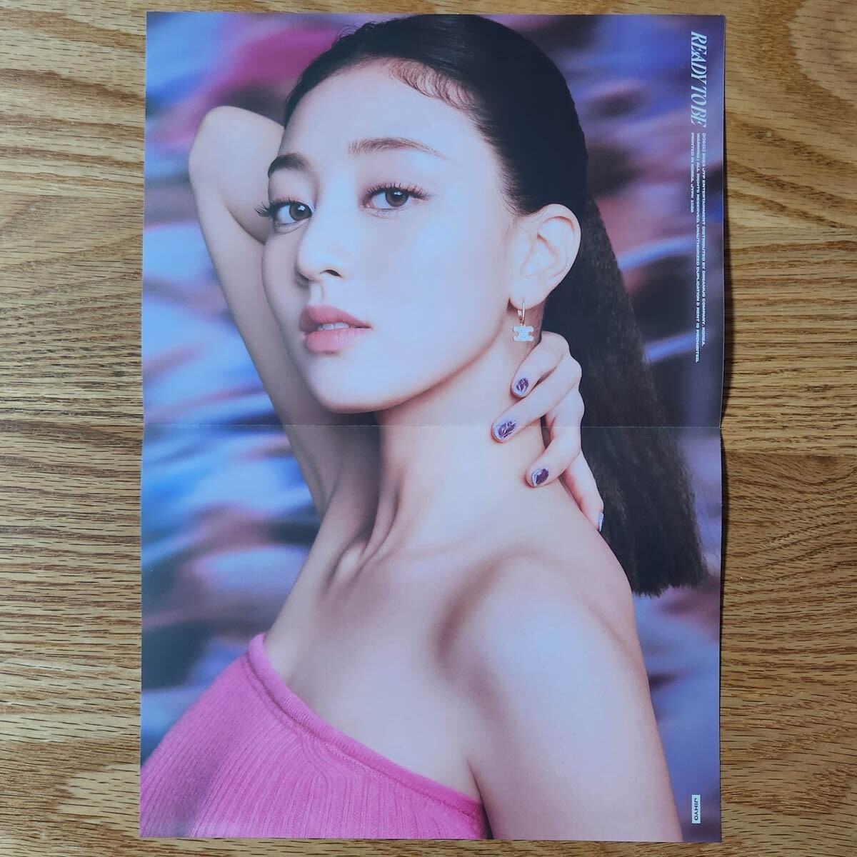 Jihyo Official Folded Poster Twice 12th Mini Album Ready To Be