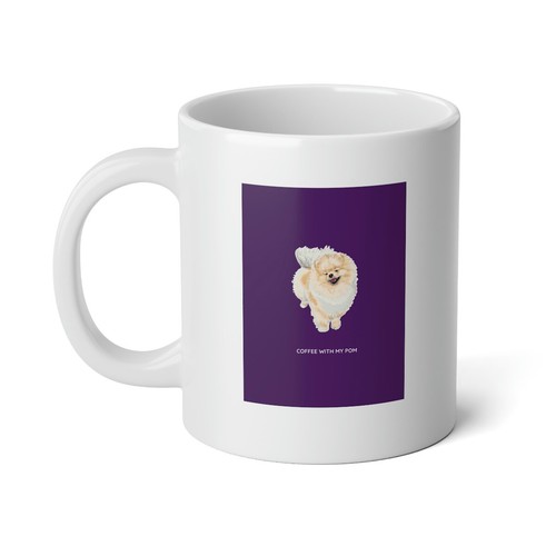 Jumbo Becher, 20 Unzen Kaffee mit meiner Pom Collection - Bild 2 von 5