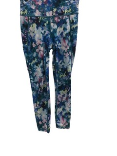 SWEATY BETTY Ladies UKS 7/8 All Day Multicoloured Activewear Leggings Pre Loved
