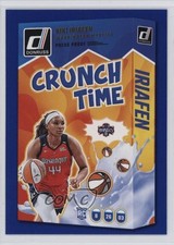 2025 Panini Donruss WNBA Crunch Time Press Proof Blue Kiki Iriafen Rookie RC uk2