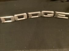 Dodge Truck Hood Letters Emblems Vintage 1970s Dodge Truck Hood Letters Emblems Vintage 1970s