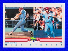 Mike Schmidt #100 (1992 Classic Best) 500th Home Run, Philadelphia Phillies, HOF