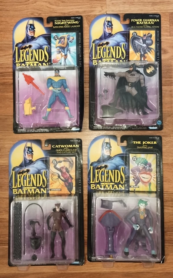 Legends of the Dark Knight Batman Action Figure Lot of 4 Kenner New MOC - Image 2 of 4