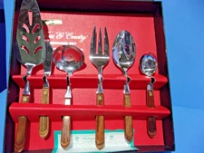 Vintage Washington Forge Town & Country Serving Set 6 Pieces Rare Set in Box