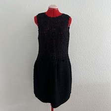Dolce & Gabbana Black Sleeveless Mini Dress with Lace Size 40 (US 4)