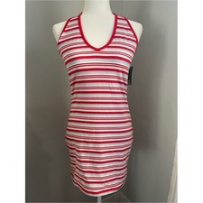 NWT! Wild Fable Striped Halter Dress, Bodycon, Fitted, USA, V-Neck, Medium