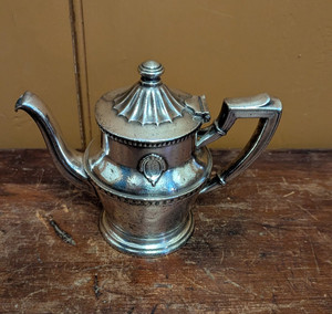 VINTAGE Arizona Biltmore Hotel Silver Logo 12oz Teapot International Silver Co