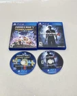 Minecraft Story Mode Uncharted 4 2 PS4 Game Lot PlayStation 4 2010s