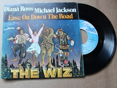 Michael Jackson & Diana Ross, ease on down the road - BO the wiz, 45 Touren