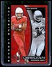 2024 Panini Obsidian #17 Edgerrin James / Trey Benson Eclipsing Legends Red #/75