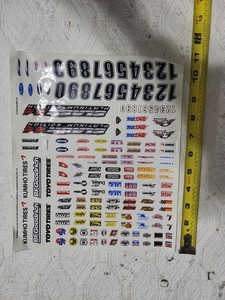 Traxxas Slash 4x4 Platinum Edition  Decal Sheet