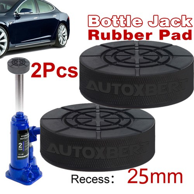 #ad #ad Bottle Jack Hilka 3T Jacking Rubber Protection Pad 25mm Dia Blind Hole On Bottom $12.91