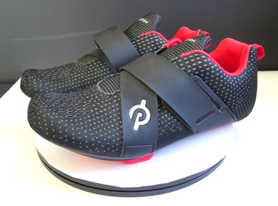 Peloton Unisex Size 7M/ 8.5W Cycling Shoes Black Red Cleat Altos Sneakers new