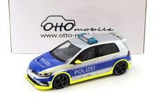 OTTO mobile OT1117 1:18 VW Golf VII R Oettinger Police Resin 2018 Silver